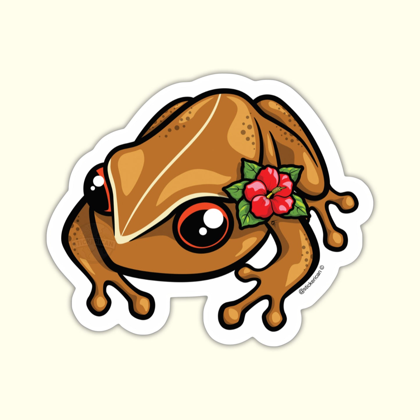 Coquí con la Flor de Maga