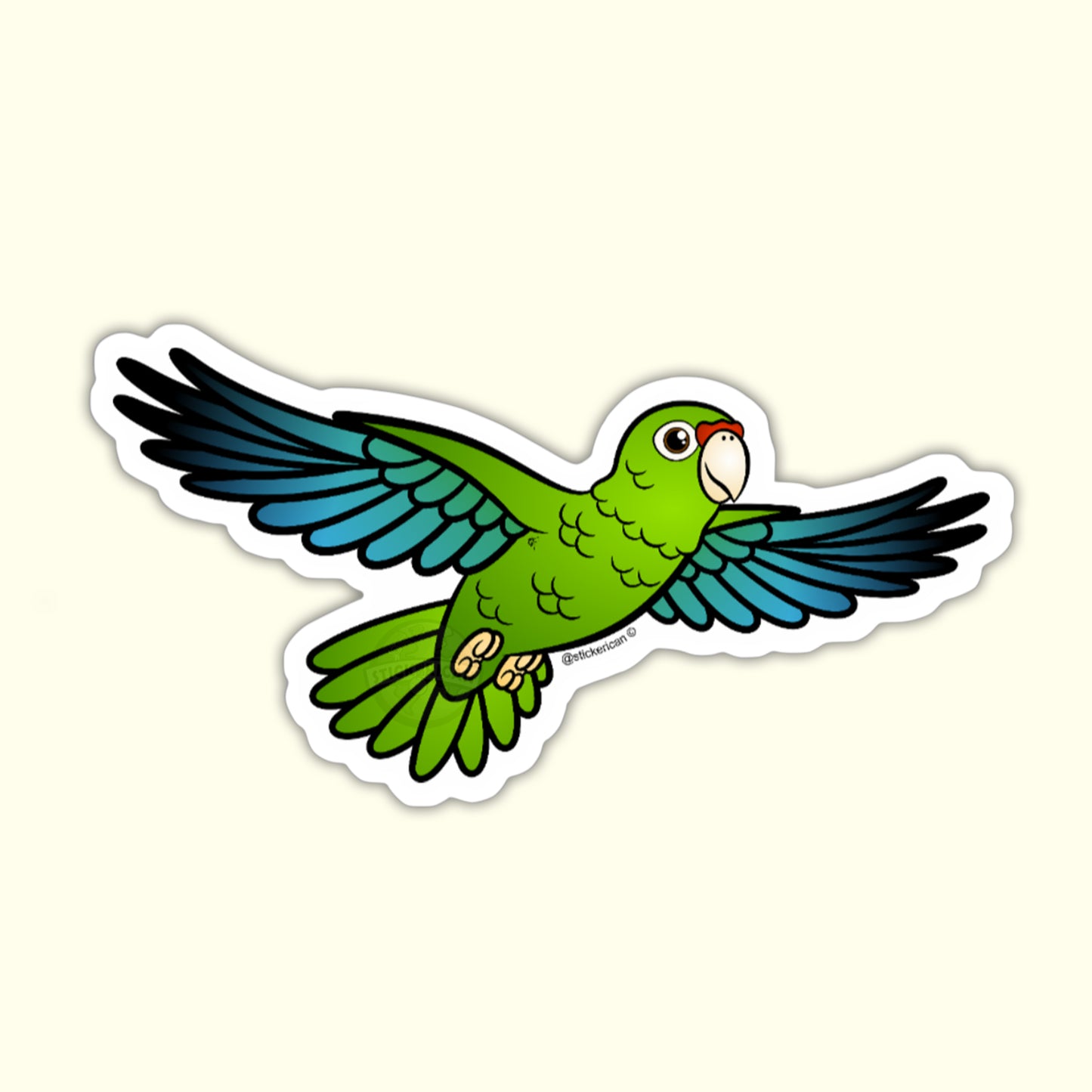 “Cotorra Puertorriqueña” - Original Sticker