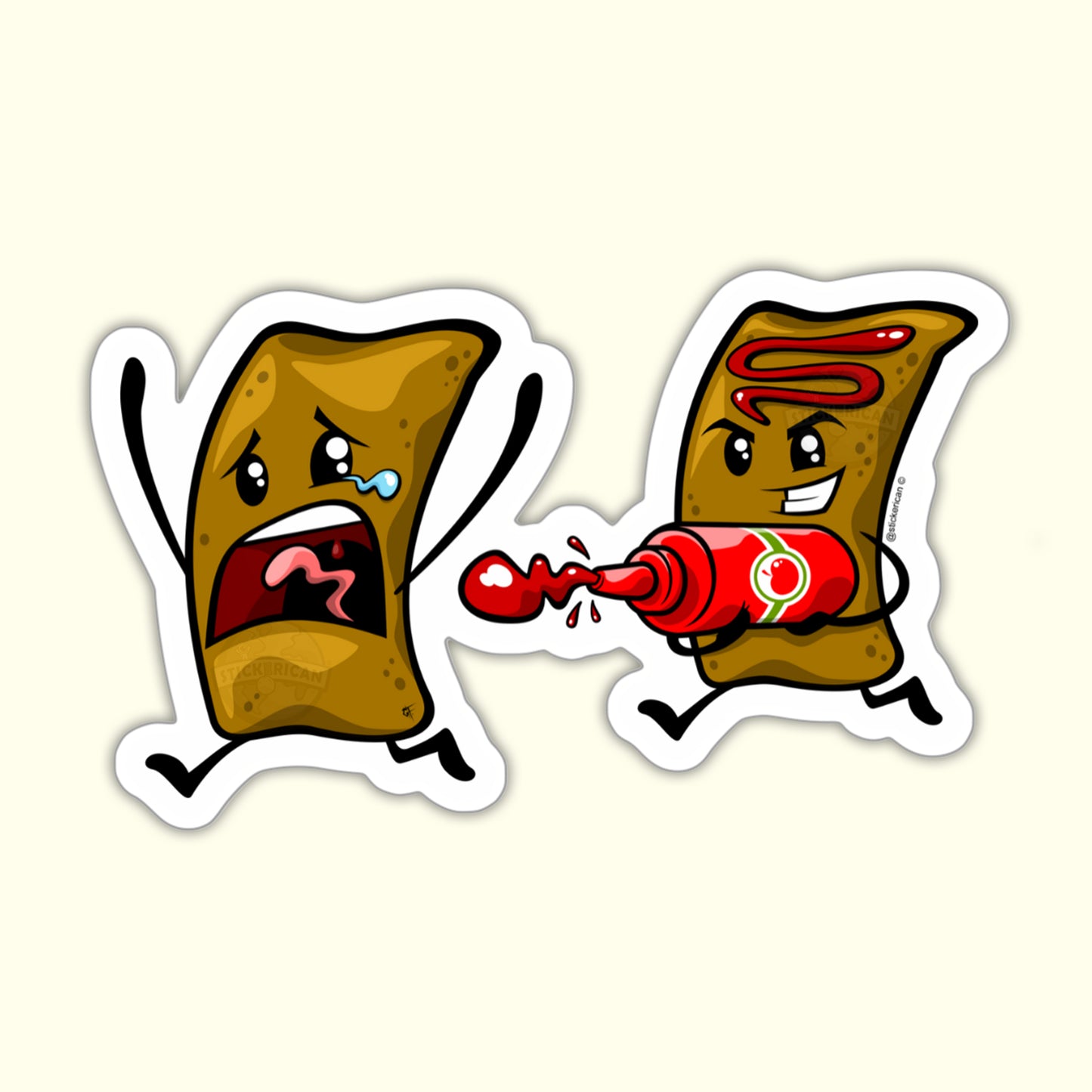 Pasteles con o sin Ketchup