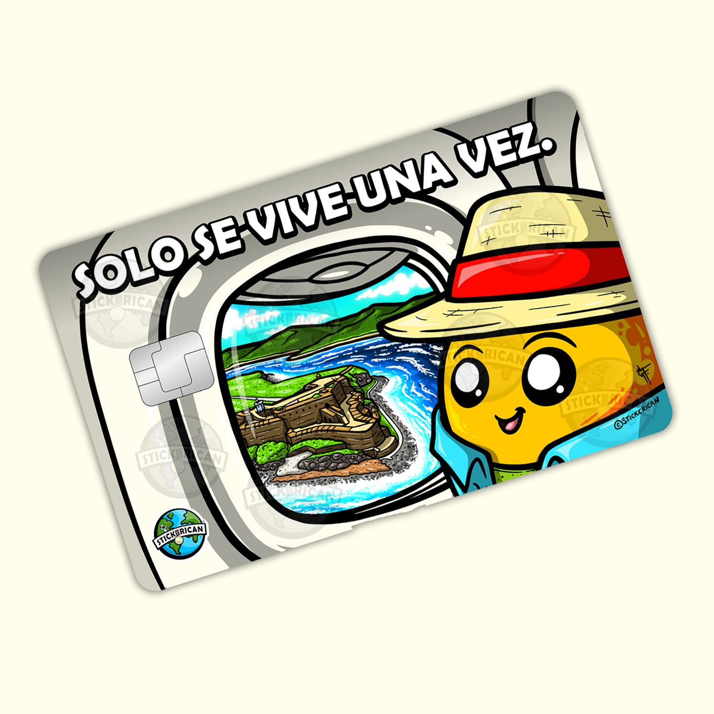 Solo Se Vive Una Vez - Sticker para Tarjeta de Crédito