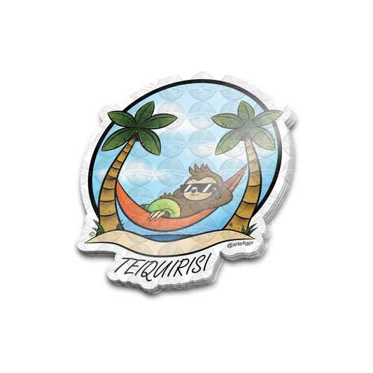 Lazy Beach Sloth - Original Sticker