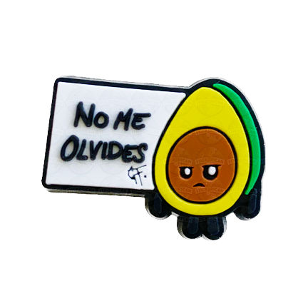 "Aguacate - No Me Olvides" - Croc Charm