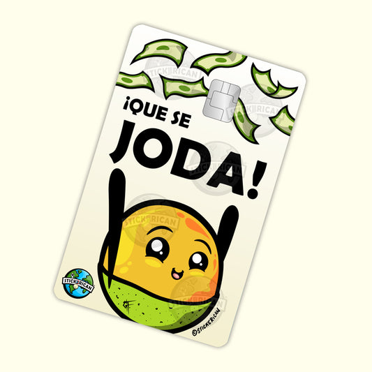 Que Se Joda - Sticker para Tarjeta de Crédito