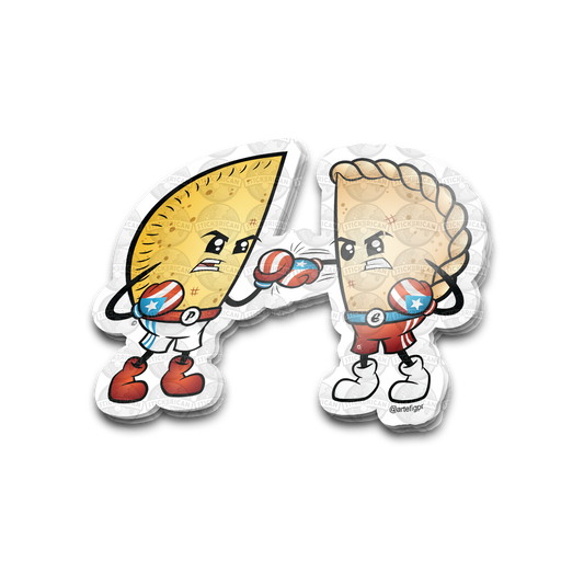 “Pastelillo vs. Empanadilla” - Original Sticker