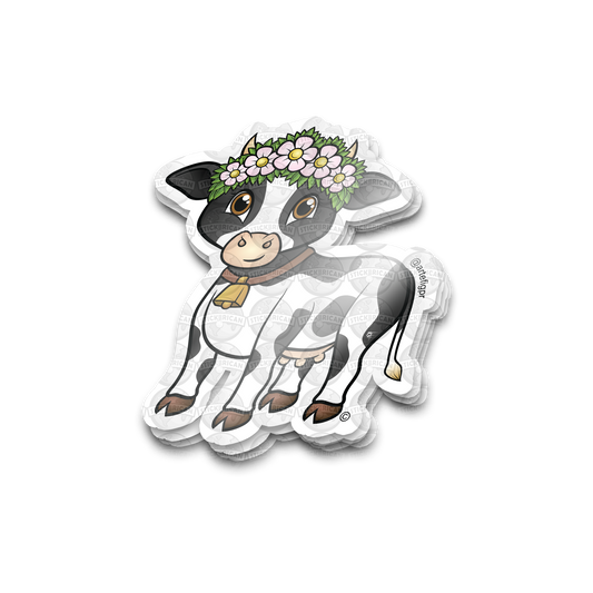 Cow with Flower Crown