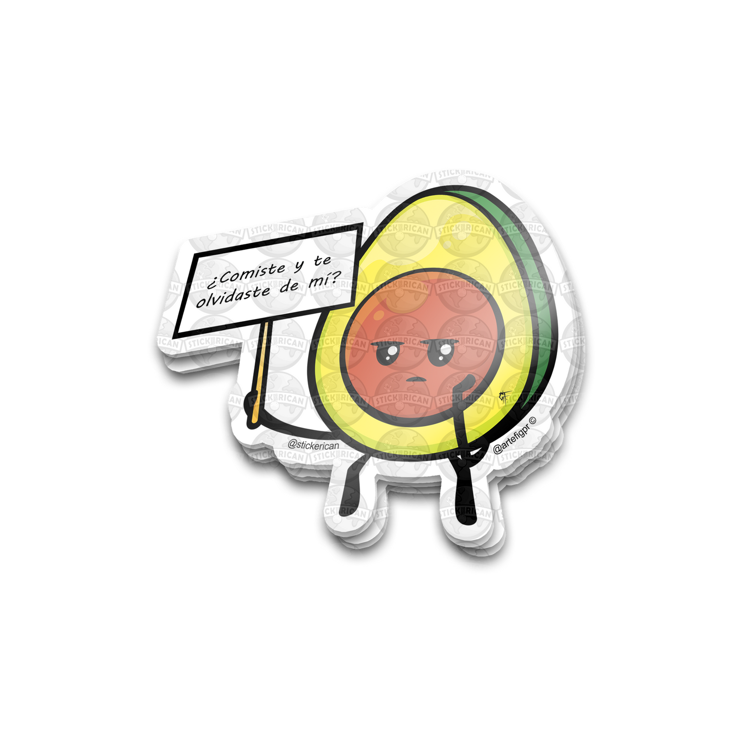 “Aguacate Olvidado” - Original Sticker