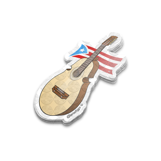 “Cuatro Puertorriqueño” - Original Sticker